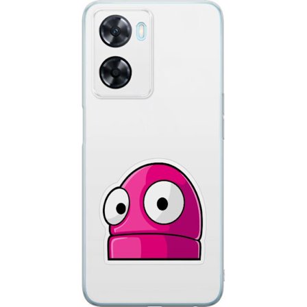 Kompatibel Mobilcover til OnePlus OnePlus Nord N20 SE Rosa tegneseriefigur med store øjne i legende og humoristisk stil