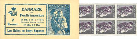 Danmark 1941 - Frimærkehæfte 2 kr. AFA 15 - Postfrisk