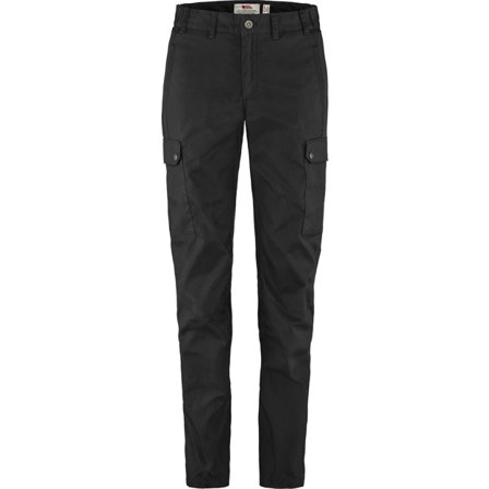 Fjällräven Women's Stina Hose in Black/Schwarz, G-1000 | Size: 40/Short