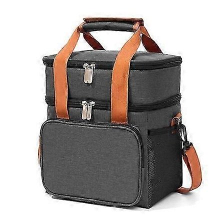 Isolert lunsjpose for kvinner og menn, lekkasjesikker kjølebag for jobb og skole