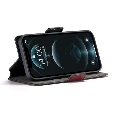 Muxma Saffiano Pungeetui til iPhone 13 Pro - Rød Red