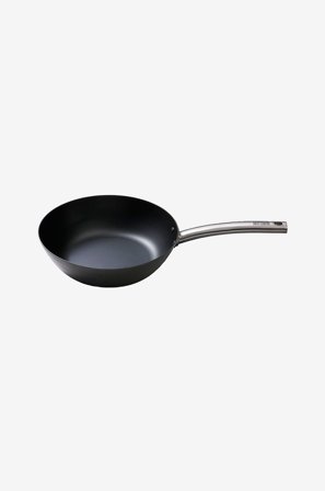 Skottsberg - Wokpanna Kolstål 28 cm - Svart - Stekpannor & grillpannor - Från Homeroom