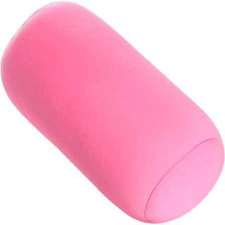 Pude Nakke Skum Cylinder Memory Rulle Lur Rund Bolster Betræk Blomster Silke Pudebetræk