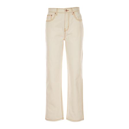 Tory Burch, Wide Trousers Beige, Dames, Maat:W25