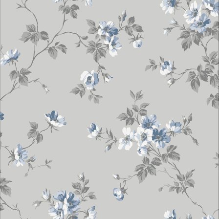 Duro Kristina 387-04P Tapetprov Duro 1900, Gråblå, Färg & tapeter