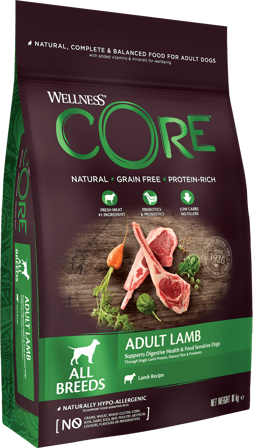 CORE Petfood - Dog Adult All Breed Grain Free Lamb Dry 10 kg - Hund - Hundefôr & hundemat - Tørrfôr for hund - ZOO.no