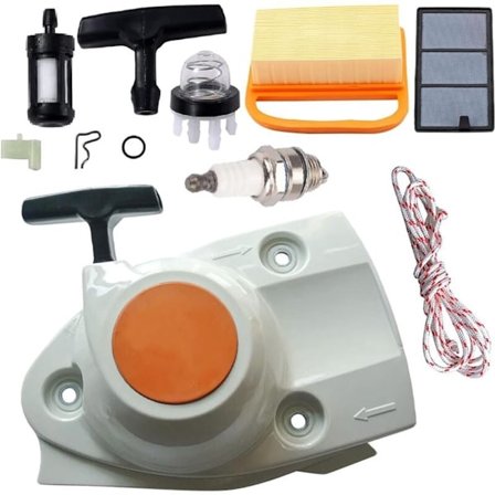 Passer startsett med luftfilter for Stihl TS410 TS420 TS480i TS500i motorsag erstatter OEM 4238 190 0300, 4238 140 4401