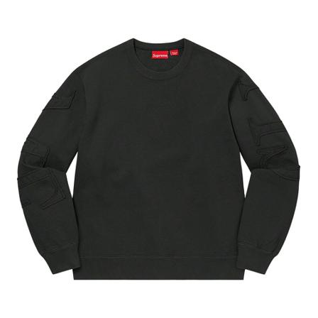 Supreme, Sweatshirt Zwart, Heren, Maat:S