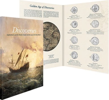 Opdagelser 1989-1992 - 8 forskellige mønter - Ucirkuleret