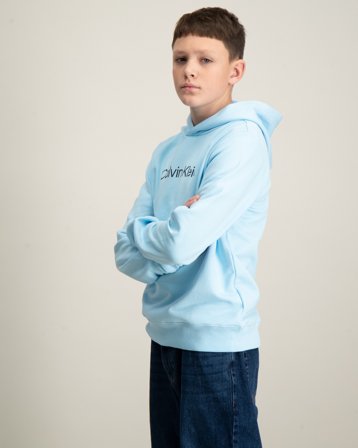 Calvin Klein INST. LOGO REG. TERRY HOODIE Blauw Hoodies Jongens - Kids Brand Store