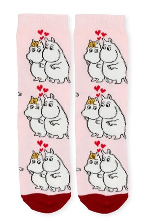 Mummi Sokker Mummitrollet Rosa Dame_str.36-42