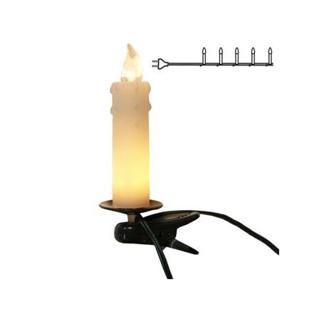 Julgransbelysning Vit 10 12cm