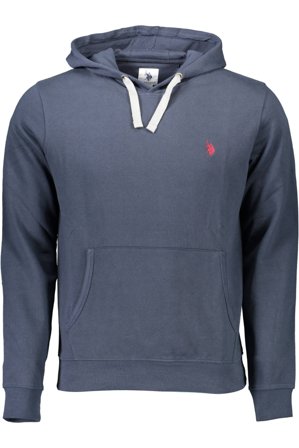 U.s. Polo Felpa Con Zip Uomo Blu