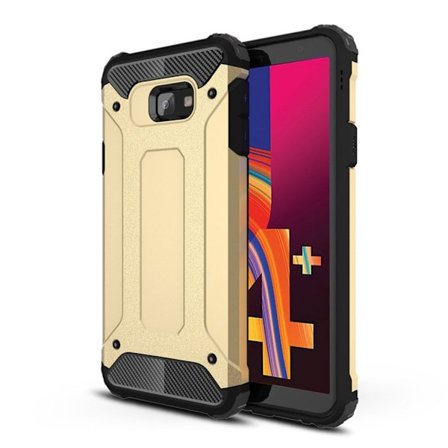 Samsung Galaxy J4 Plus (2018) armor guard hybridfodral - Guld