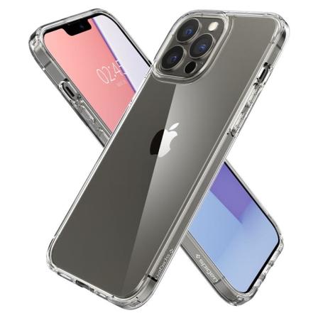 Spigen Ultra Hybrid iPhone 13 Pro - Crystal Clear -puhelinkotelo