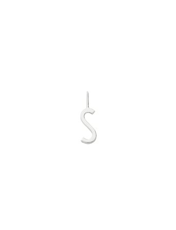 Design Letters 10Mm 925 Sterling Silver A-Z - Silver - 10 MM