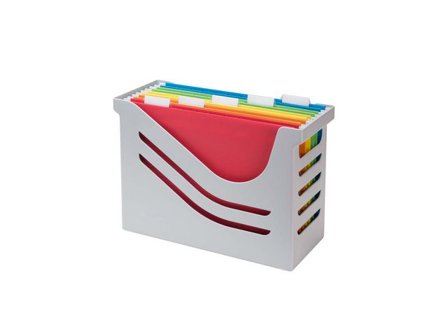 Jalema Hängmappslåda 5 hängmapp ECO grå - Lyreco - Kontorsmaterial - Mappar och plastfickor - Hängmappsförvaring