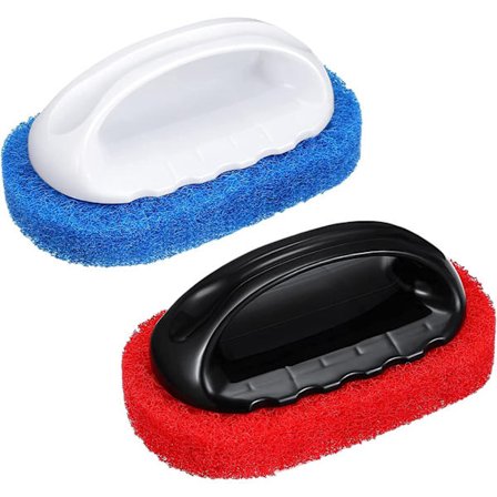 2 kappaletta keittiön tiskialtaan pesuharjaa, lasinpuhdistussieni, ikkunan puhdistus