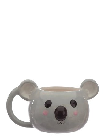 Puckator Shaped Mug - Grey - ONE SIZE