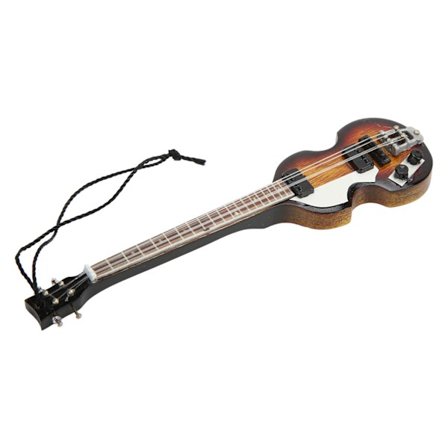 Musiikki-instrumenttien basso riipus, hieno yksityiskohta, hyvä kosketus, mini puinen käsityömallisto