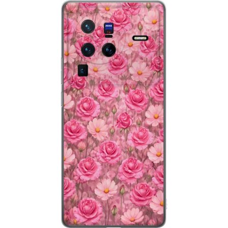 Yhteensopiva Puhelinkuori vivo X80 Pro Petal Reverie Blush Rose