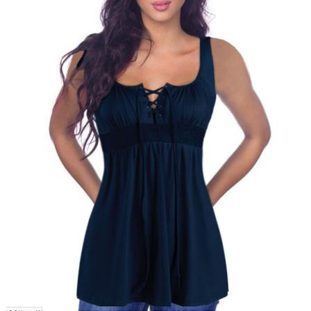 Sleeveless Tank S Solid Color Summer