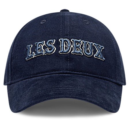 Les Deux | Cappello da baseball blu navy con logo colorato per uomini - Cappelli da uomo