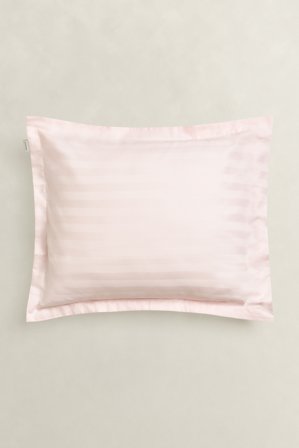 GANT Wohnaccessoires Sateen Kopfkissenbezug mit Streifen (80x80) Rosa