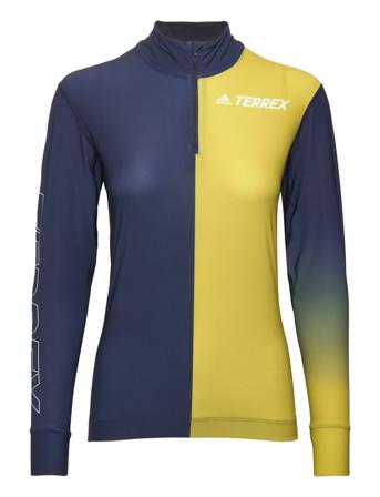 Terrex Agravic Xc Race Top T-shirts & Tops Long-sleeved Monivärinen/Kuvioitu Adidas Performance