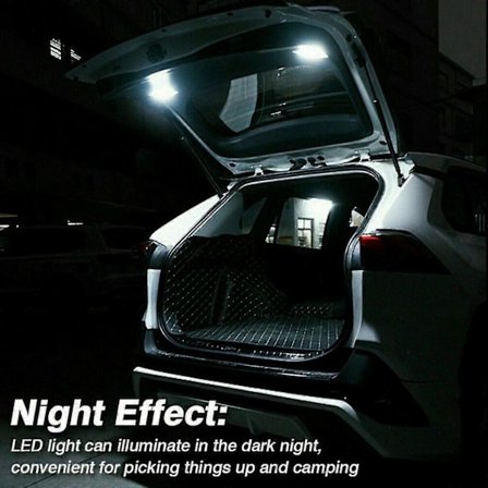 2 stk. Bil LED Bakre Bagasjeromslys Bagasjelampe For 2022