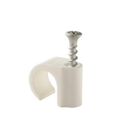 Castor Rund clips m/skrue 18-22 (10stk)