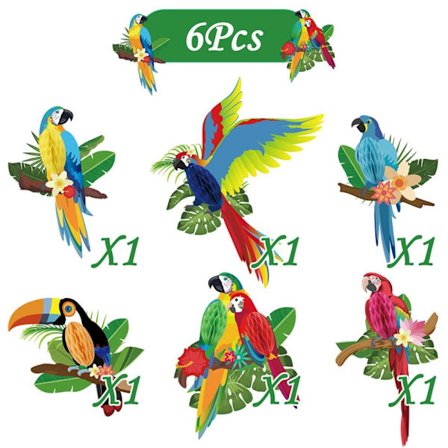 Tropical Birds Party Decorations Stor Parrot Bird Party