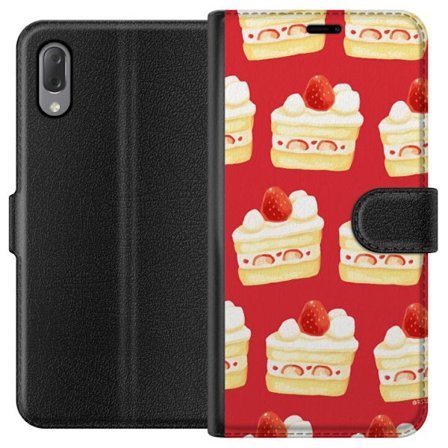 Plånboksfodral till Sony Xperia L3 med Tårta