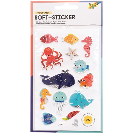 Folia Stickers souples Mer 2 feuilles