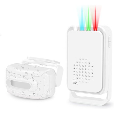 2025 Uusin malli ulkokäyttöön tarkoitetut liiketunnistimet hälytyksellä, langattomat pihatiehälyttimet ulkokäyttöön säänkestävät, liiketunnistuskello 