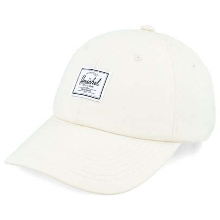 Herschel - Beige unconstructed Cap - Sylas Classic Cap Vintage White Dad Cap @ Hatstore