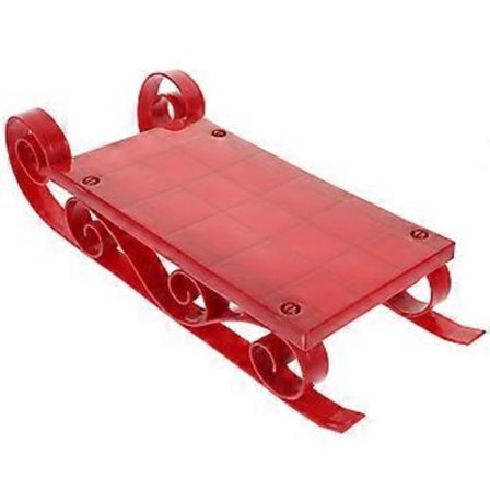 Plastisk Jul Släde Dekoration Jul Festlig Släde Dekoration Julparty Favorit