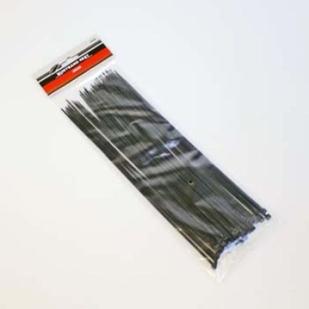 NBA Verktyg Tillbehör 48-Pack med Spännband Buntband Svarta 30cm