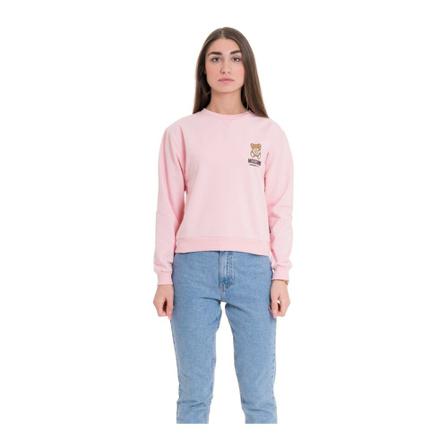 Moschino, Sweatshirts Różowy, Kobieta, Rozmiar: S