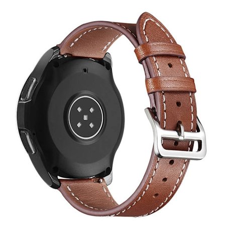 Samsung Galaxy Watch 5 / 5 Pro kuvioitu aito nahkaranneke - Ruskea