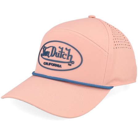 Von Dutch - Rosa adjustable Keps - Oval Patch Baseball Cap Pink Adjustable @ Hatstore
