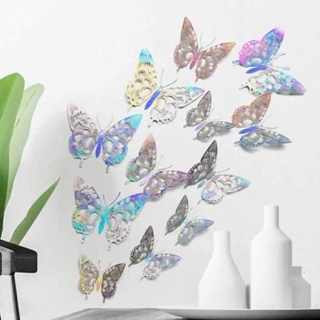 12kpl Perhostarra 3d Ontto Multicolor