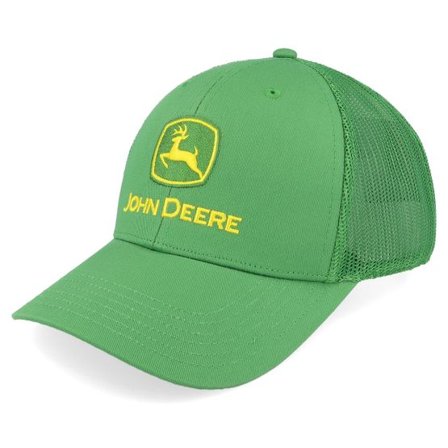 John Deere - Grön trucker Keps - Current Embroidery Green Trucker @ Hatstore