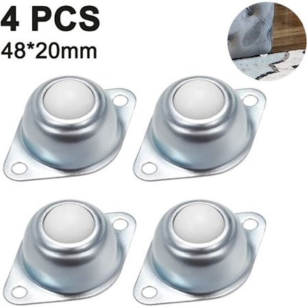 Pienet kuulapyörät Raskaat kuljetinrullat 4 kpl Kuulapyörät Nylon Kuula