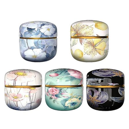 st Behållare Mat Bleckplåt Te Burkar Tebehållare Plåt Metall Konserveringsburkar Te Burkar Löst Te