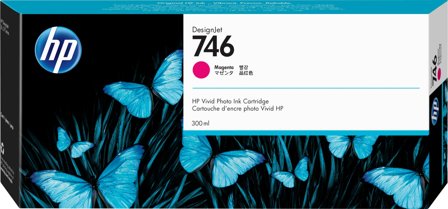 HP 746 300-ml magenta DesignJet-bläckpatron, 191628213535