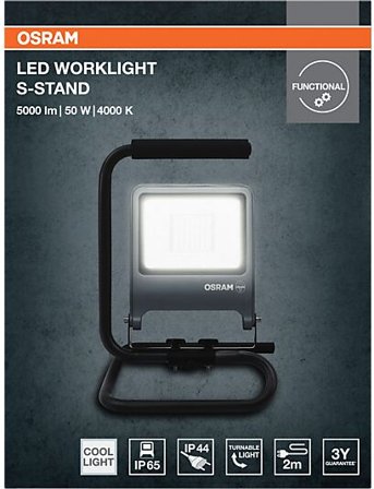 OSRAM Led Arbeidslampe 50w 4500lm 4000K - 2m Ledning