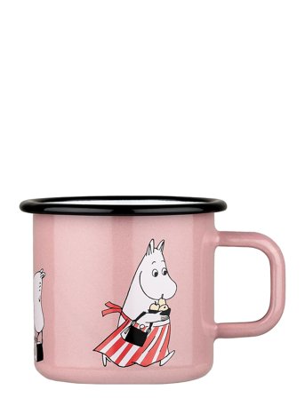 Moomin Enamel Mug Pink Muurla