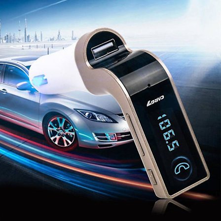 Bilspiller FM-sender Bluetooth Handsfree MP3