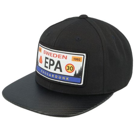 Iconic - Svart snapback Keps - Epa Registreringsskylt Carbon/Black Snapback @ Hatstore